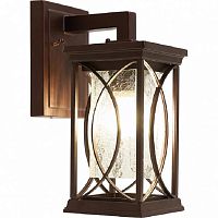 Светильник садово-парковый Feron PL651 220В 60Вт Е27 IP44 Коричневый 180х125х290мм картинка 